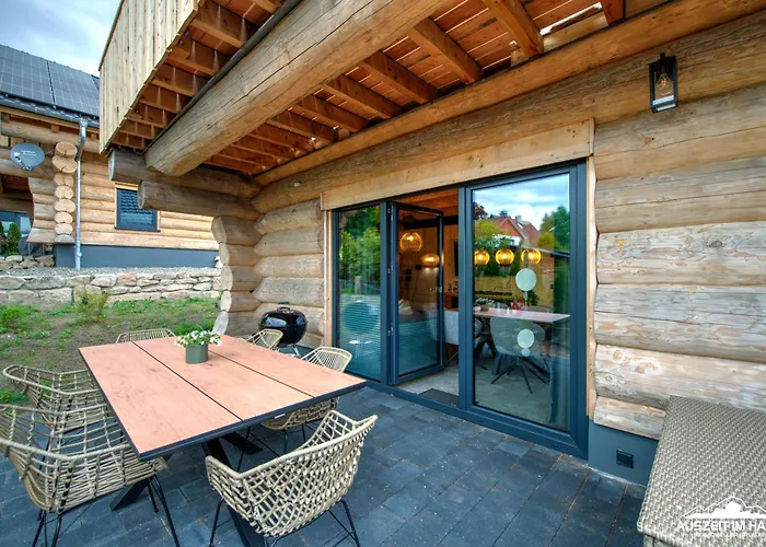 Auszeit Im Harz - Haus 9 Blockhaus Alina * Браунлаге
