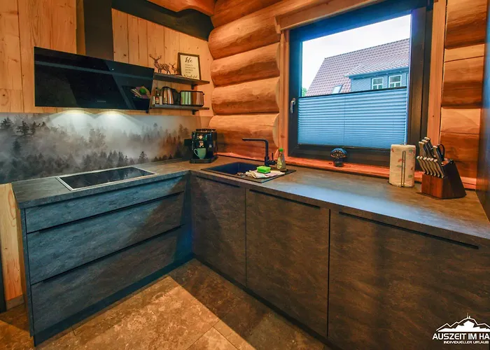 Дом отдыха Auszeit Im Harz - Haus 9 Blockhaus Alina